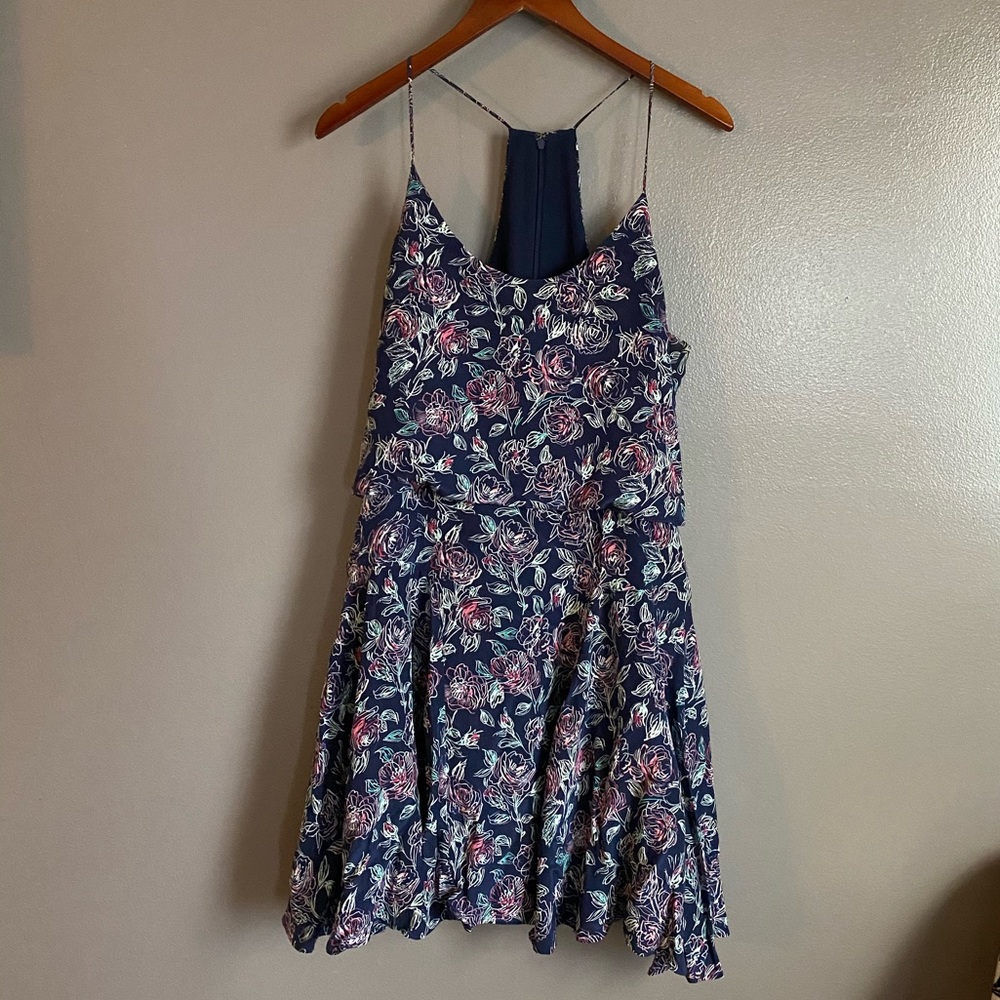 Joie silk dress racer back